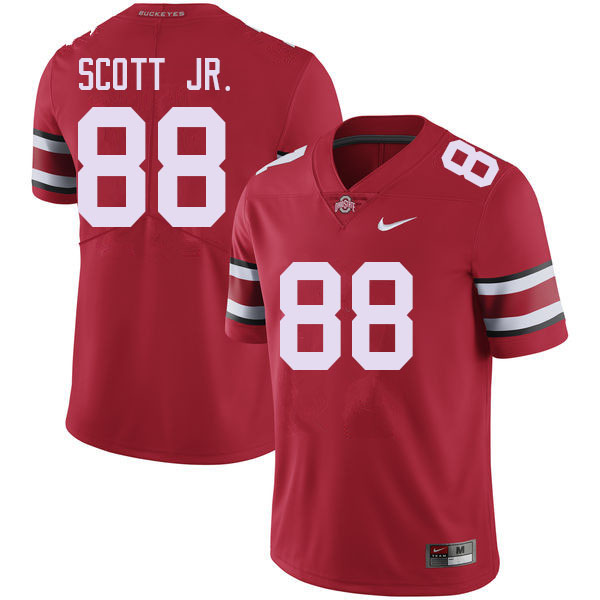 Ohio State Buckeyes #88 Gee Scott Jr. College Football Jerseys Sale-Red